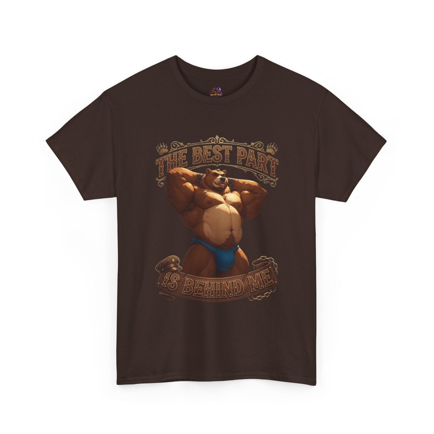 The Best Part Is Behind Me Bear Tee