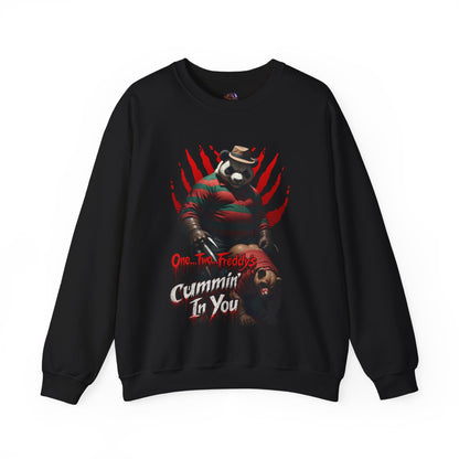 Gay Horror "One... Two... Freddy's Cummin' In You" Sweatshirt