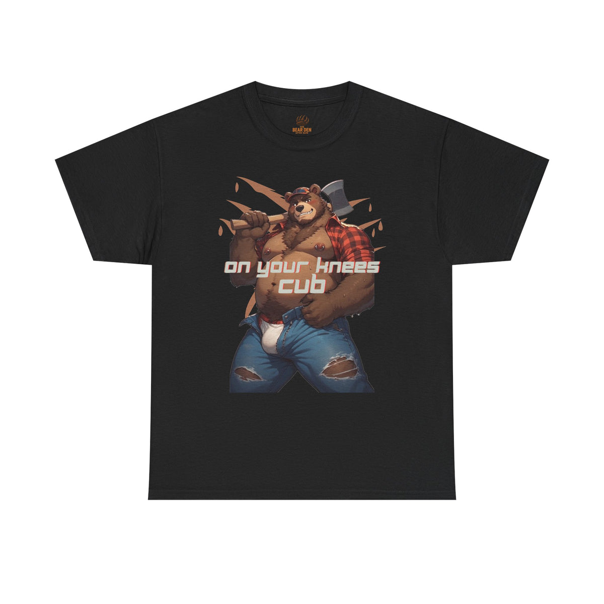 On Your Knees Cub Gay Bear Tee