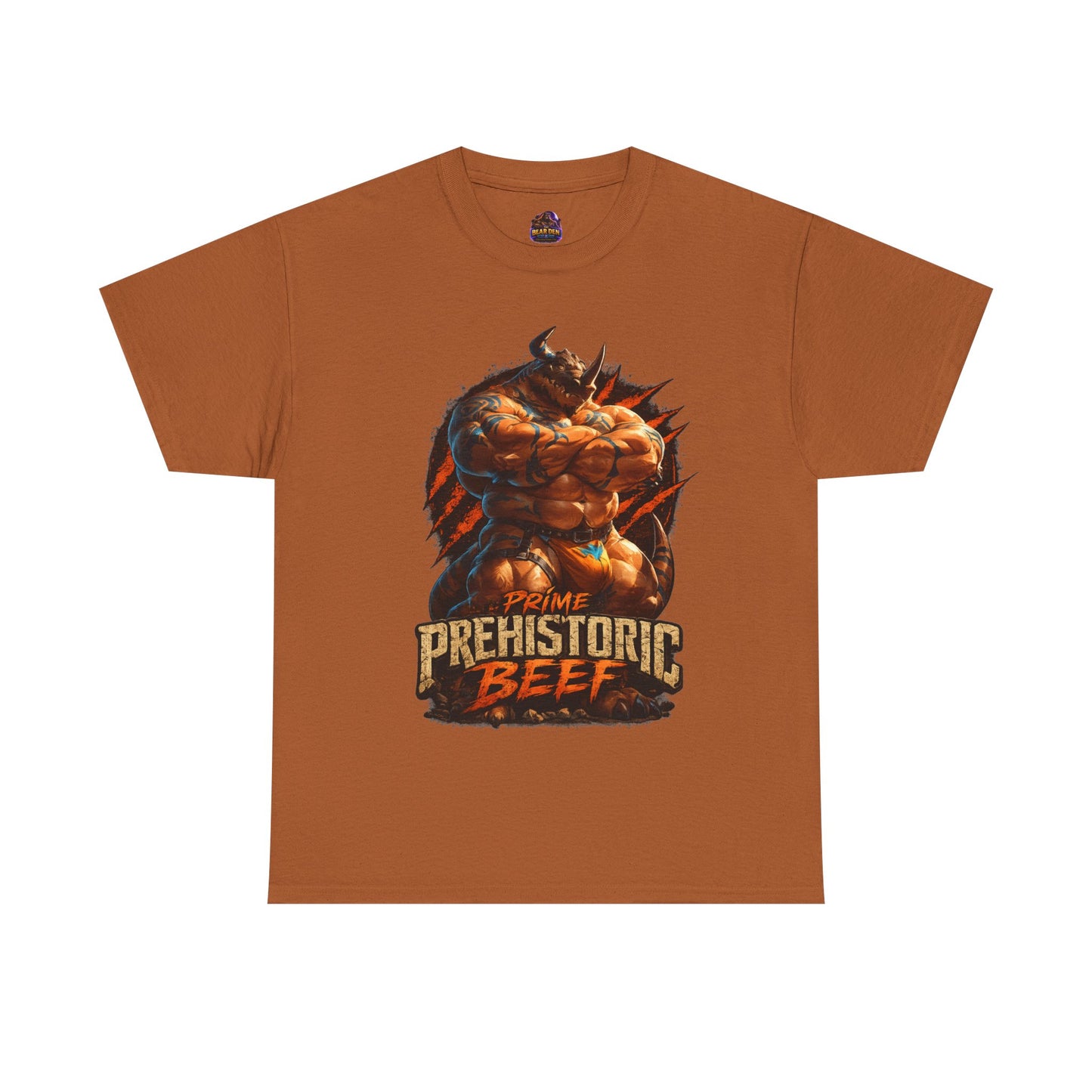 Gay Prime Prehistoric Beef Dinosaur Tee