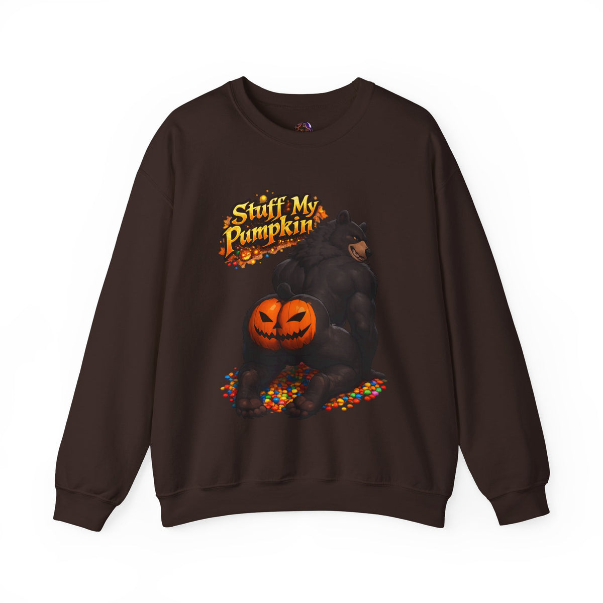 Gay Halloween "Stuff My Pumpkin" Sweatshirt