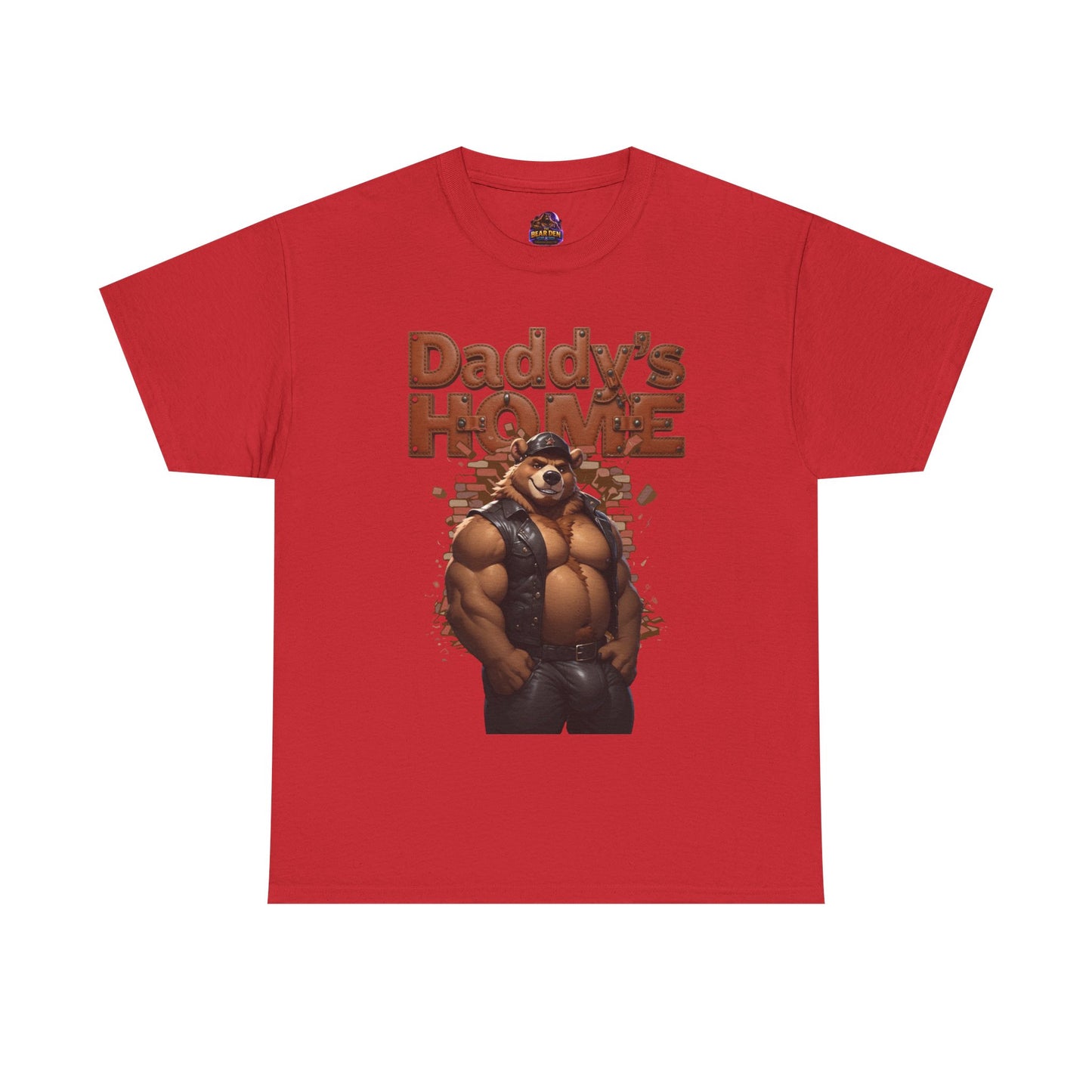 Daddy's Home Gay Leather Bear Tee