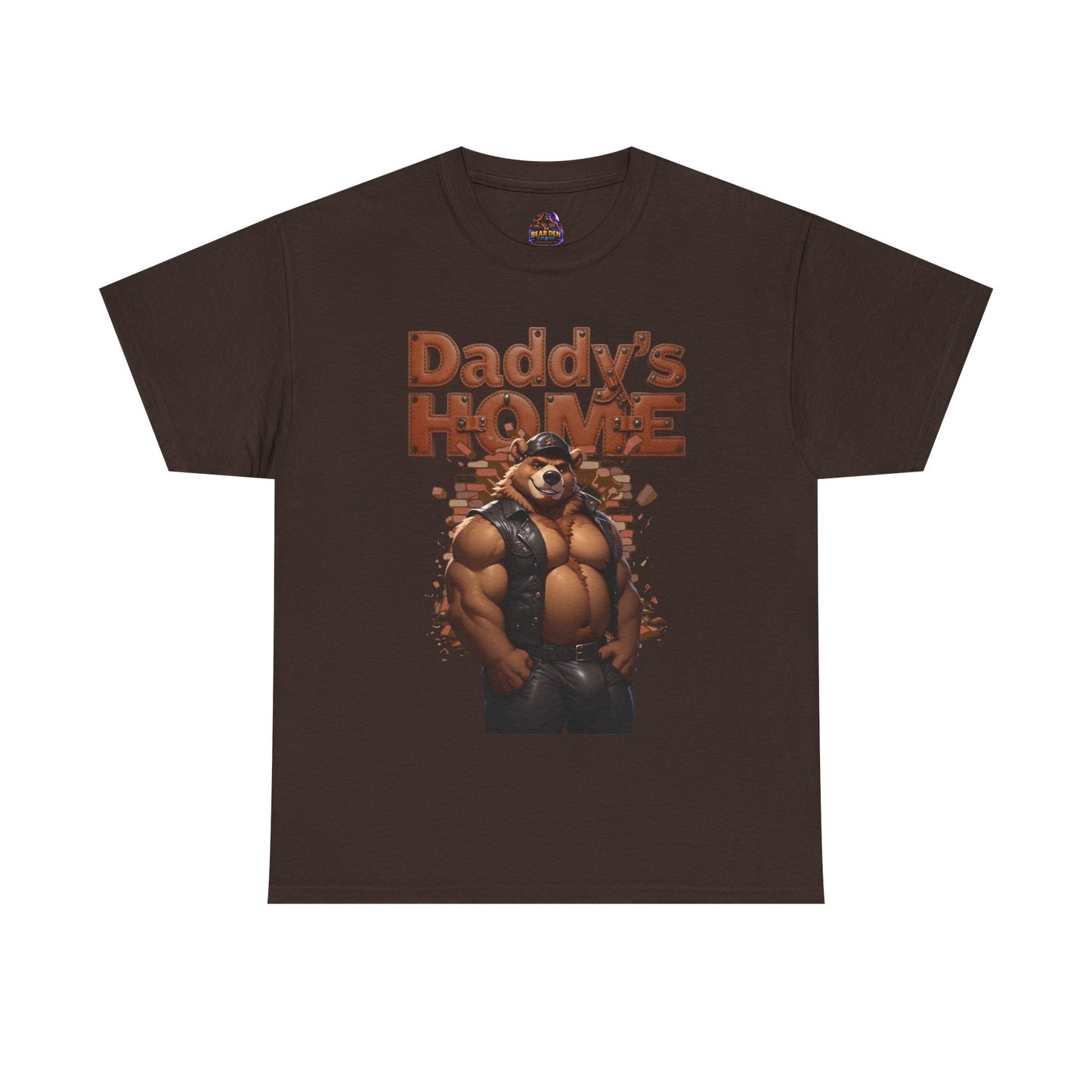 Daddy's Home Gay Leather Bear Tee
