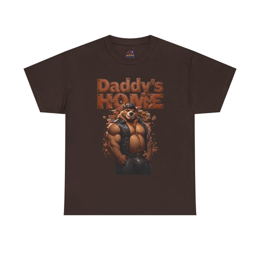 Daddy's Home Gay Leather Bear Tee