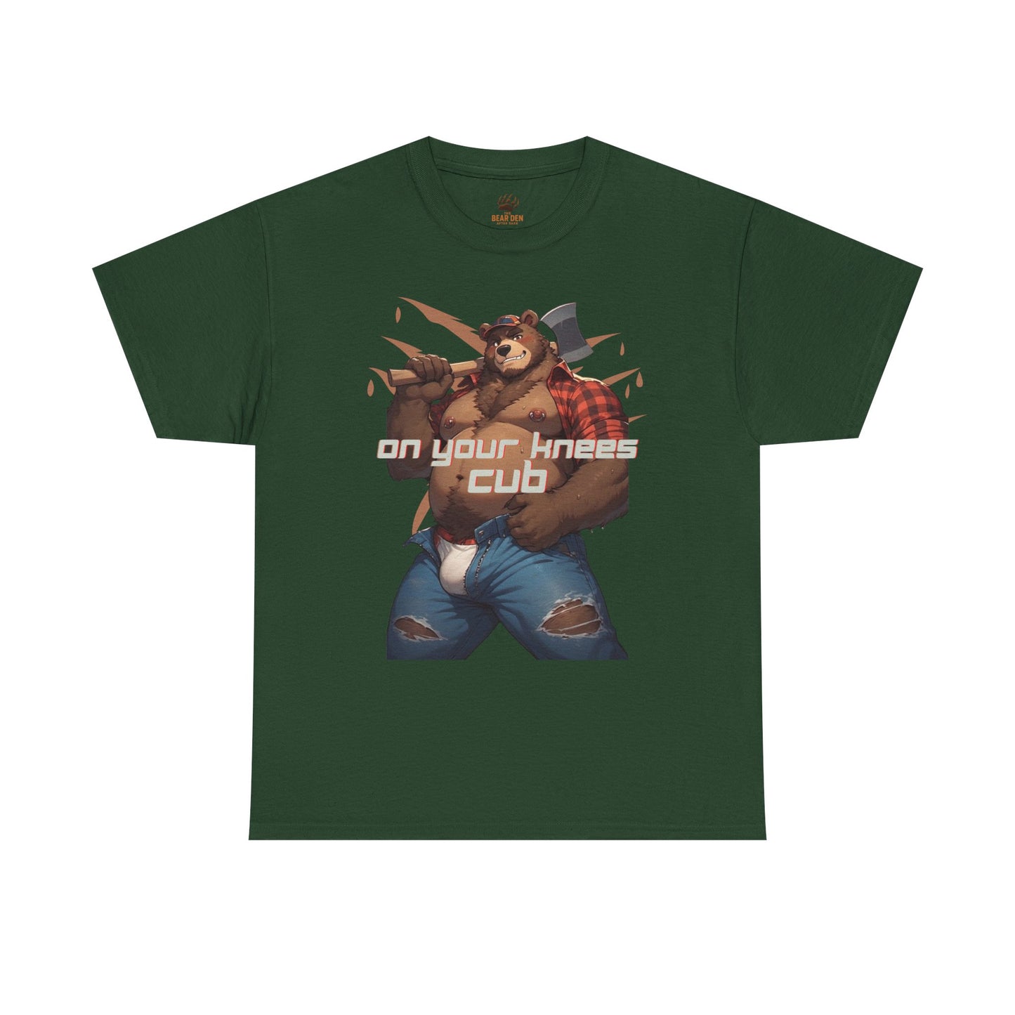 On Your Knees Cub Bear Tee