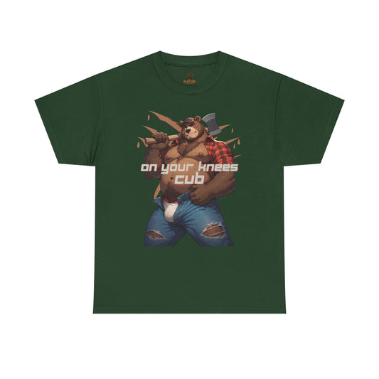 On Your Knees Cub Bear Tee