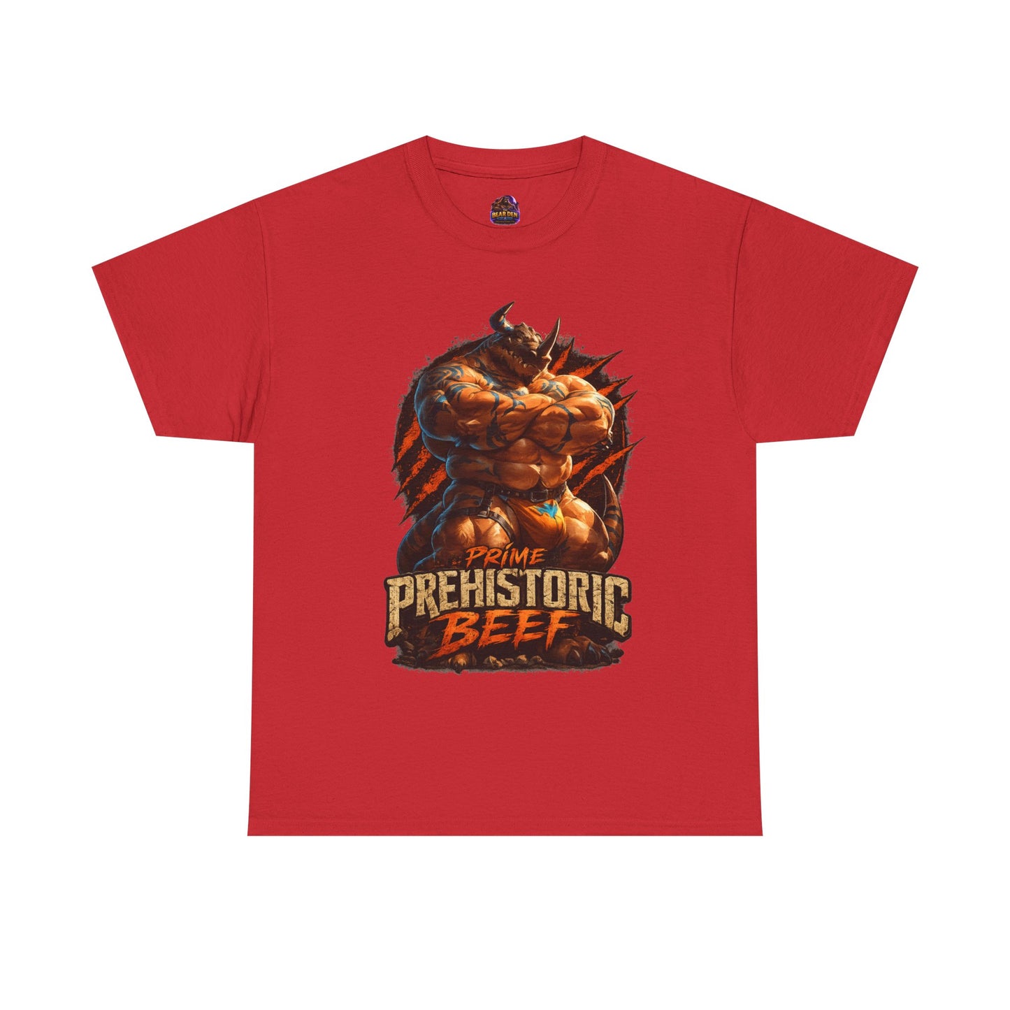 Gay Prime Prehistoric Beef Dinosaur Tee