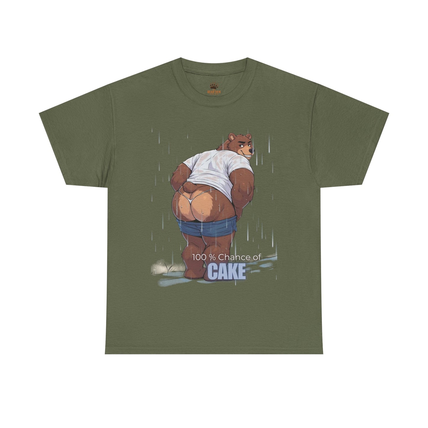 100% Chance of Cake Bear Tee
