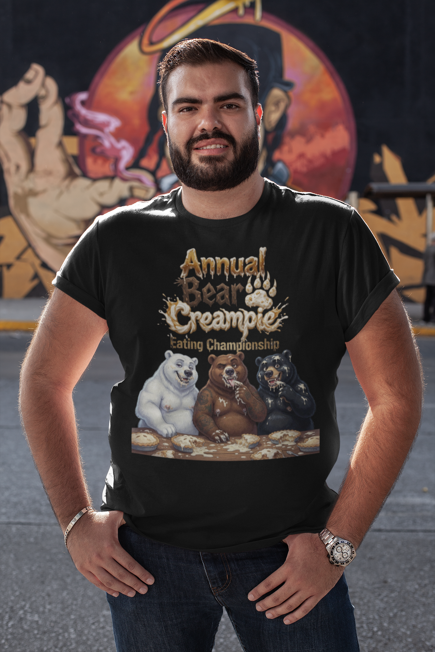 Gay Annual Bear Creampie Eating Championship Tee