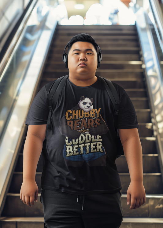 Gay Chubby Bears Cuddle Better T‑Shirt