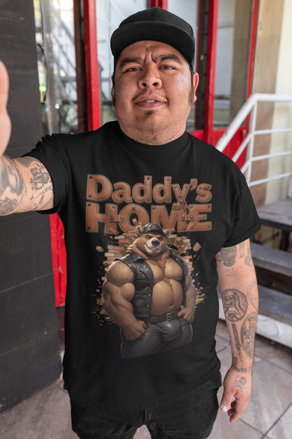 Daddy's Home Gay Leather Bear Tee
