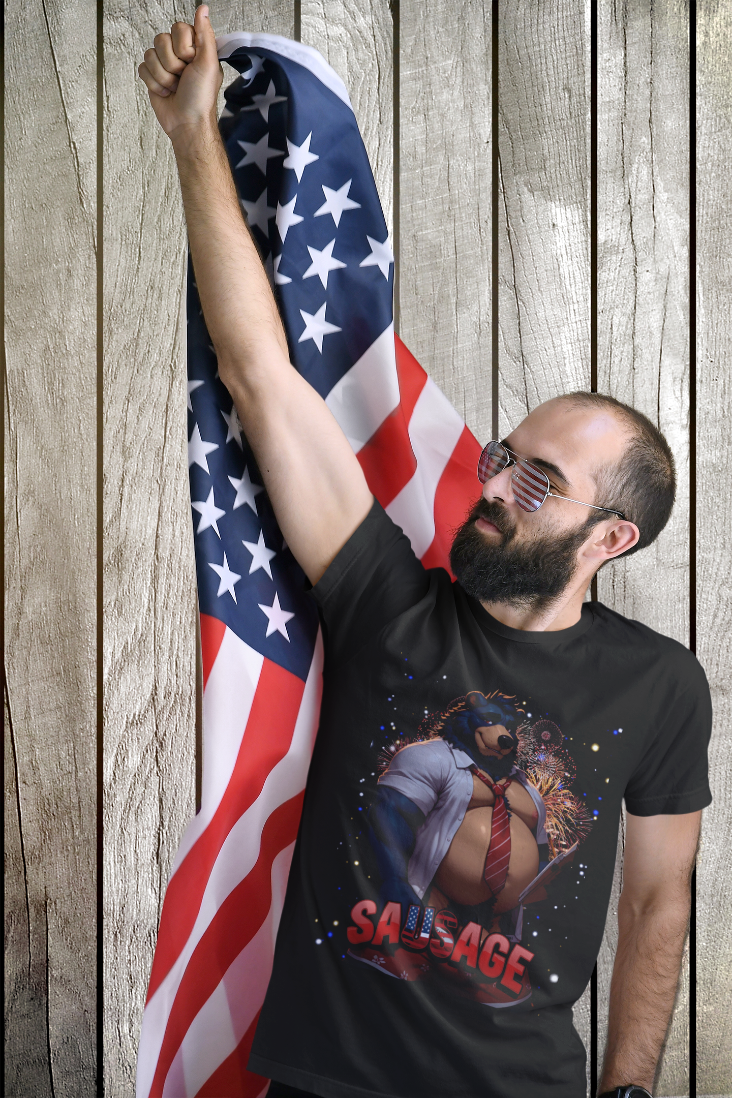 Bear Sasuage 250th Anniversary United States Tee