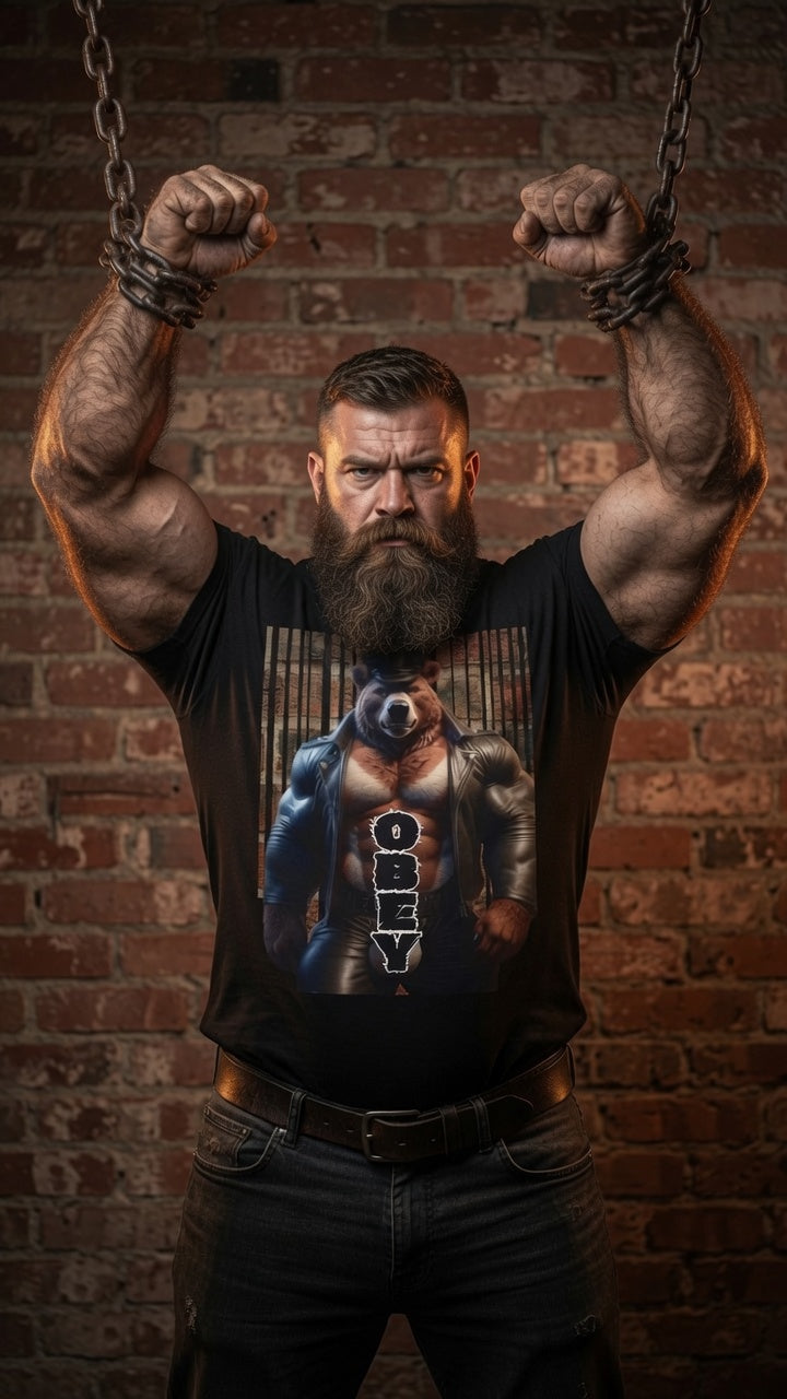 Obey Leather Bear Tee