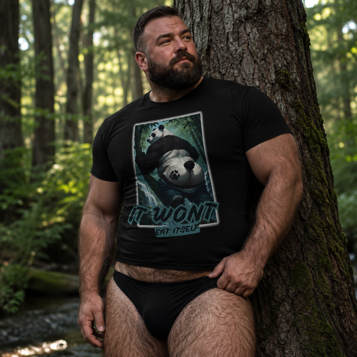It Wont Eat Itself Panda Bear Tee