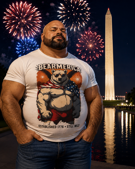 Bearmerica Gay Bear America Tee