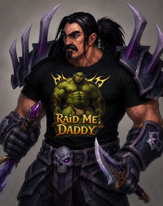 Gay Orc "Raid Me Daddy" Tee