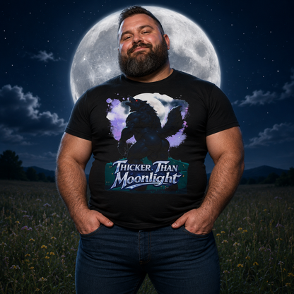 Gay Thicker Than Moonlight Wolf Tee