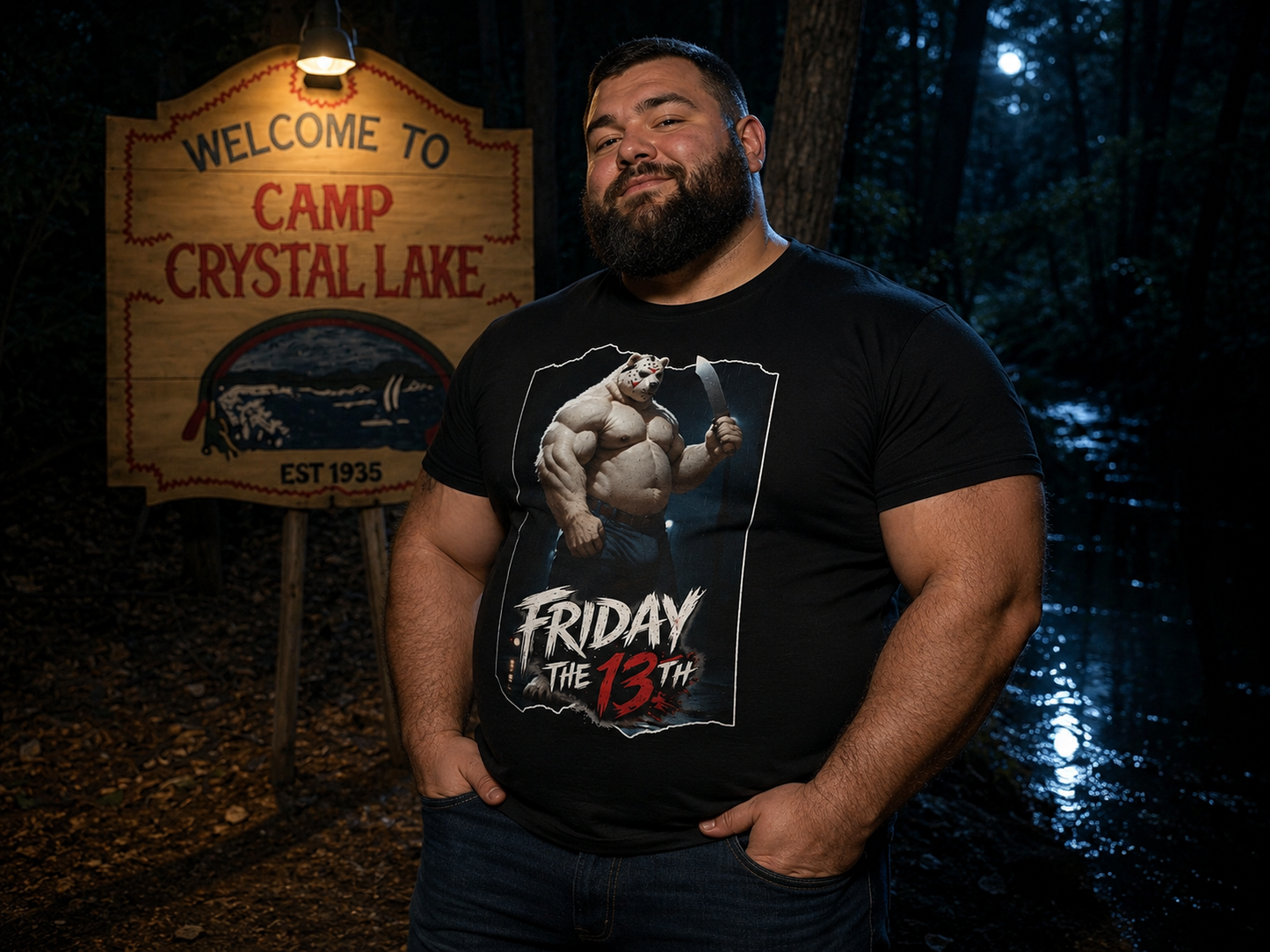 Gay Bear Horror Jason Friday The 13th Tee