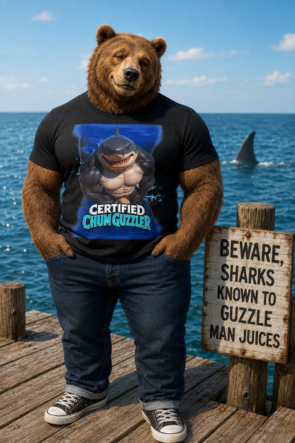 Gay Shark "Certified Chum Guzzler" Tee