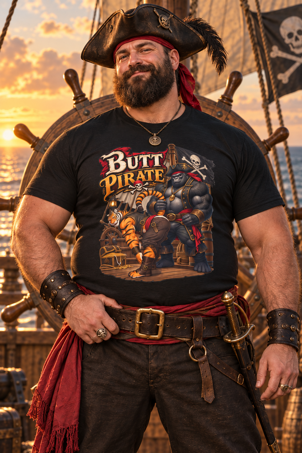 Gay Bear "Butt Pirate" Tee