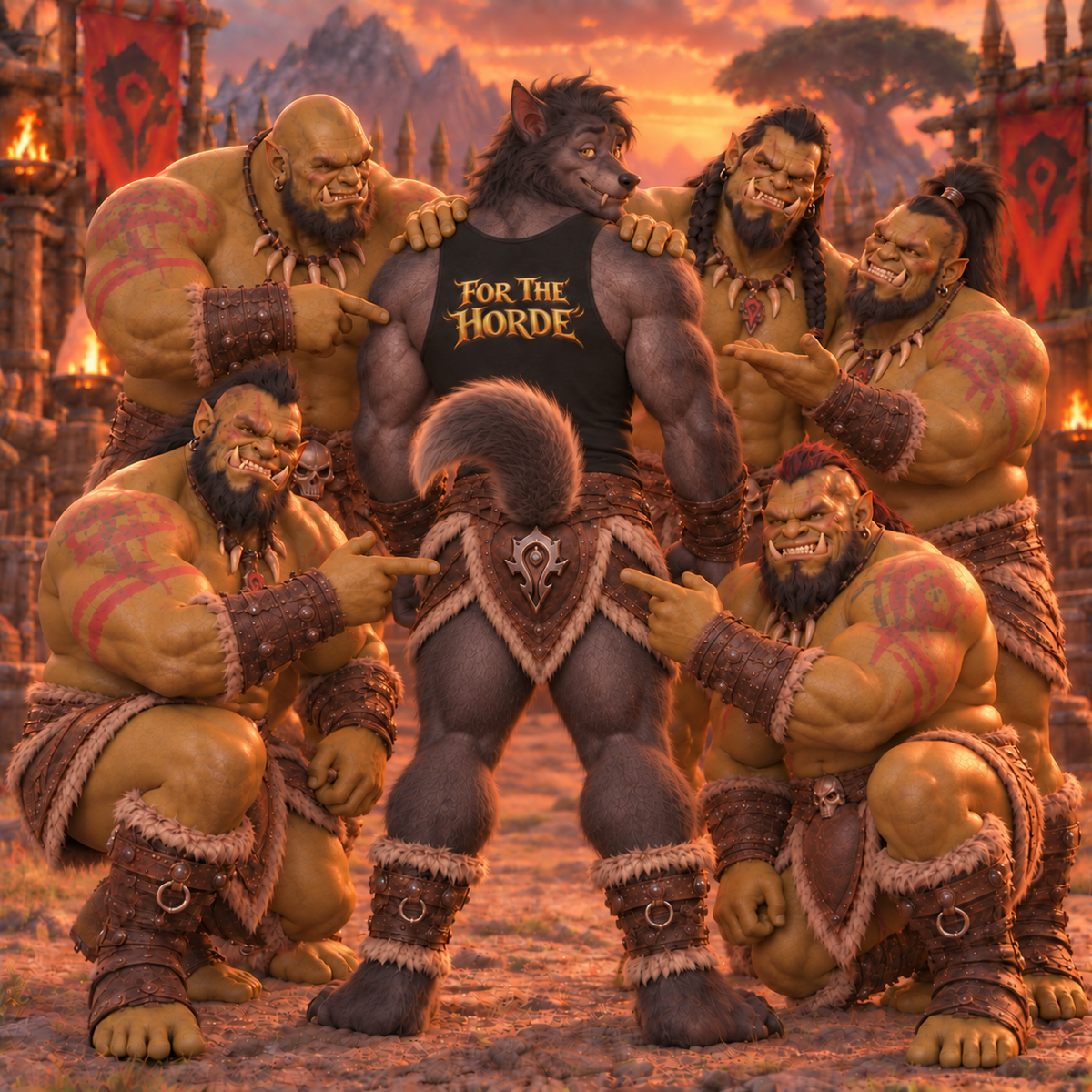 Gay Bear "Raid Me Daddy" Orc Tank Top
