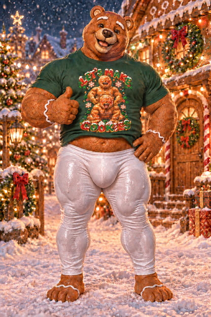 Gay Bear "Let's Make Cookies" Christmas Tee