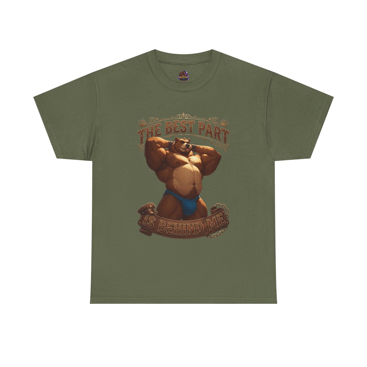 The Best Part Is Behind Me Bear Tee