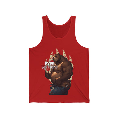 Eyes Up Here Bear Tank