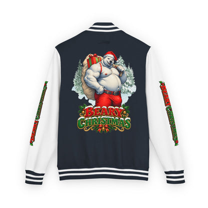 Gay Bear "Beary Christmas" Letterman Jacket