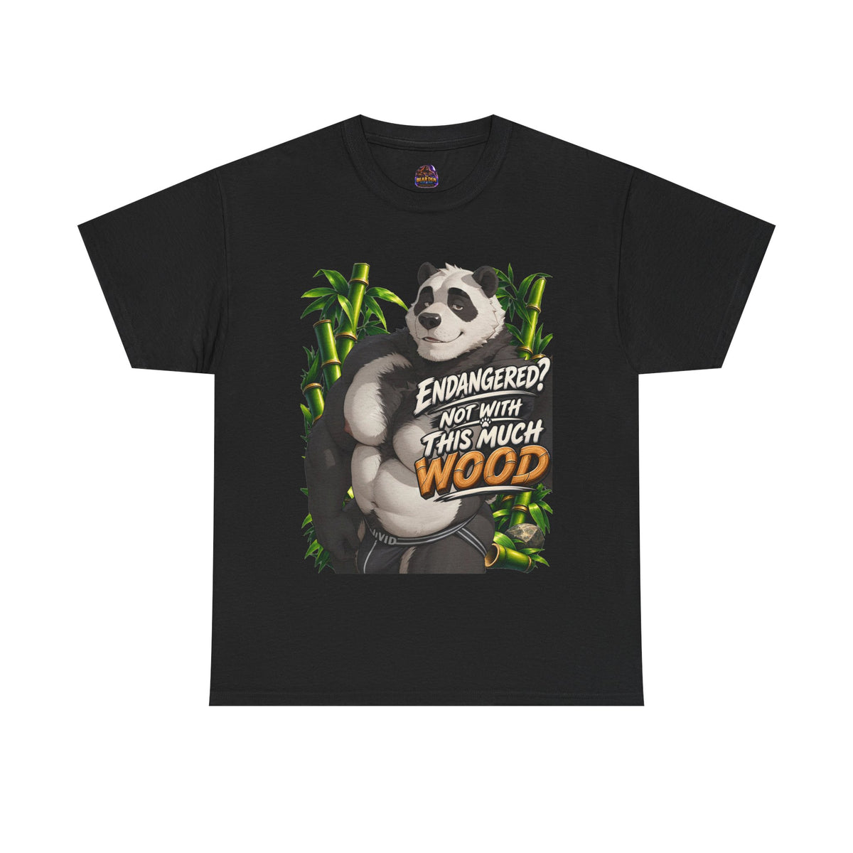 Endangered? Not With This Much Wood Gay Panda Bear T-Shirt