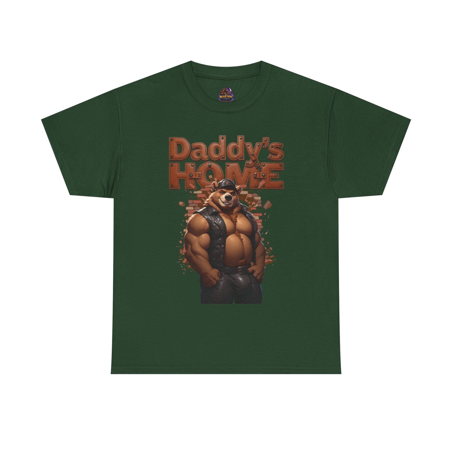 Daddy's Home Gay Leather Bear Tee