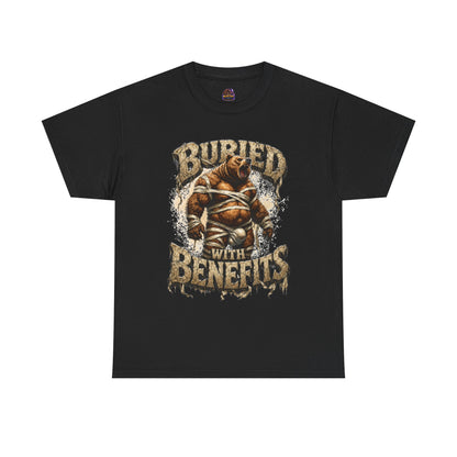 Gay Bear Halloween "Buried With Benefits" Mummy Tee