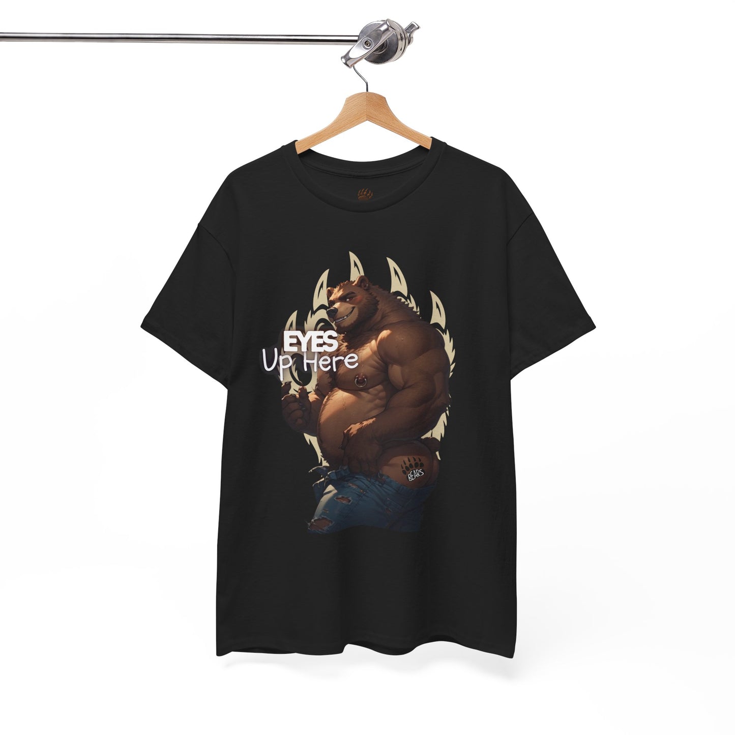 Eyes Up Here Bear Tee