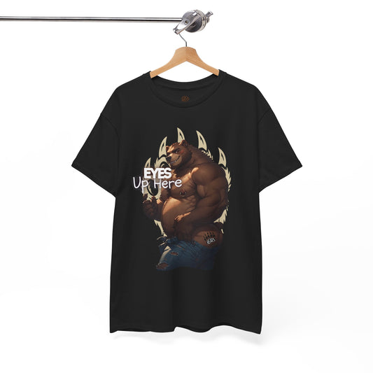 Eyes Up Here Bear Tee