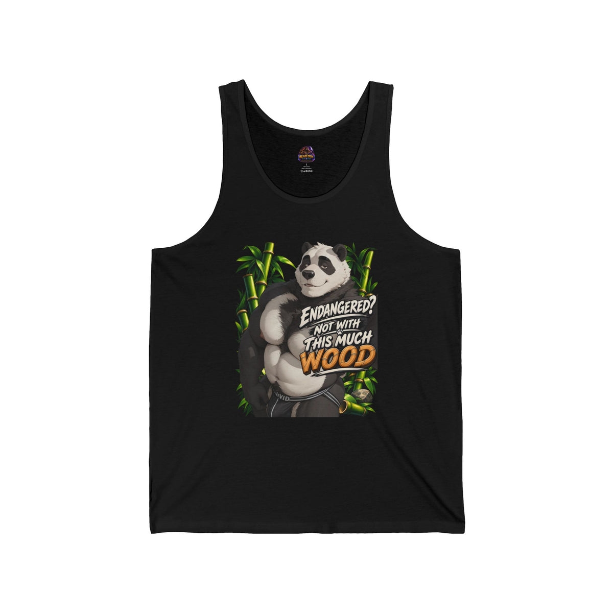 Endangered? Not With This Much Wood Gay Panda Bear Tank Top