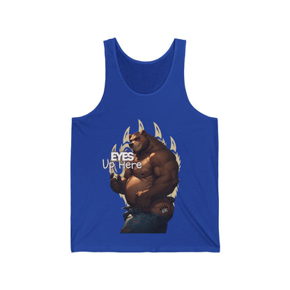 Eyes Up Here Bear Tank
