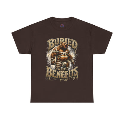Gay Bear Halloween "Buried With Benefits" Mummy Tee