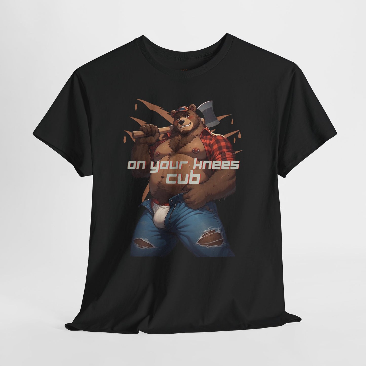 On Your Knees Cub Bear Tee