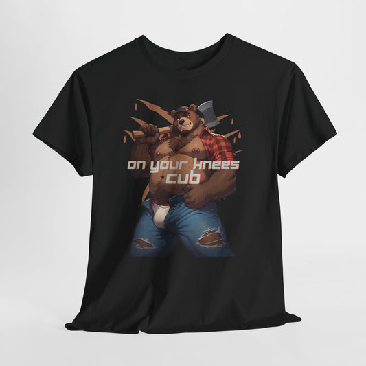 On Your Knees Cub Bear Tee