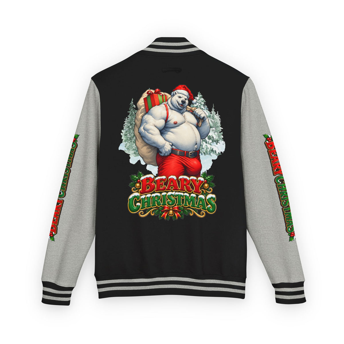 Gay Bear "Beary Christmas" Letterman Jacket