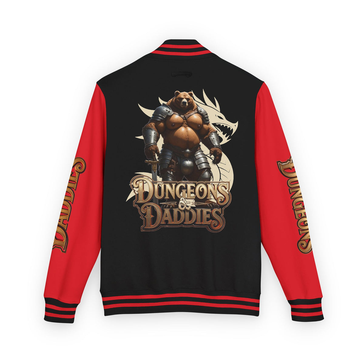 Gay Bear Dungeons & Daddies Letterman Jacket