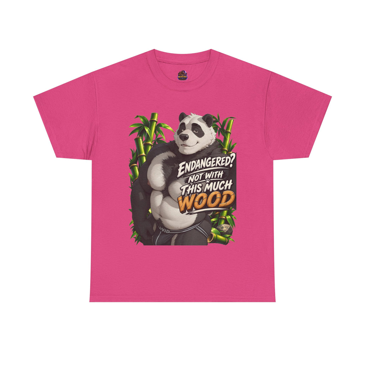 Endangered? Not With This Much Wood Gay Panda Bear T-Shirt