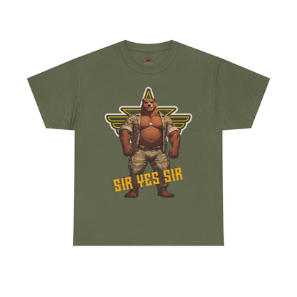 Sir Yes Sir Army Tee