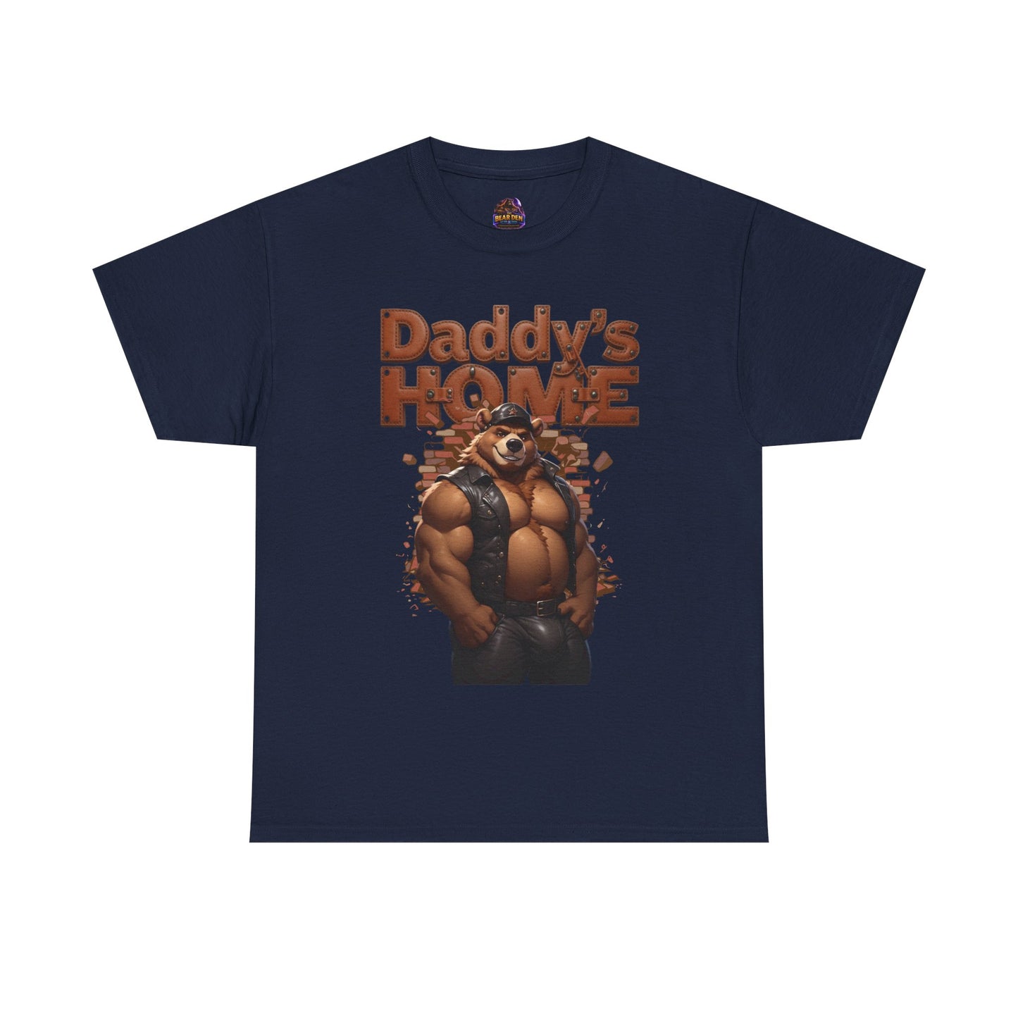 Daddy's Home Gay Leather Bear Tee