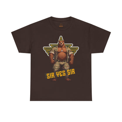 Sir Yes Sir Army Tee