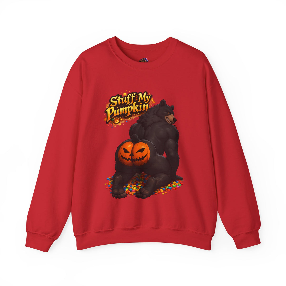 Gay Halloween "Stuff My Pumpkin" Sweatshirt