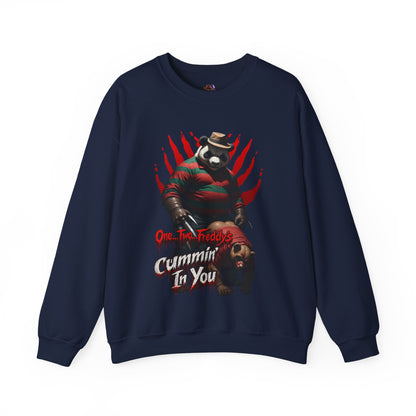 Gay Horror "One... Two... Freddy's Cummin' In You" Sweatshirt