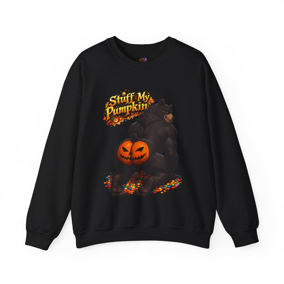 Gay Halloween "Stuff My Pumpkin" Sweatshirt