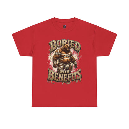 Gay Bear Halloween "Buried With Benefits" Mummy Tee