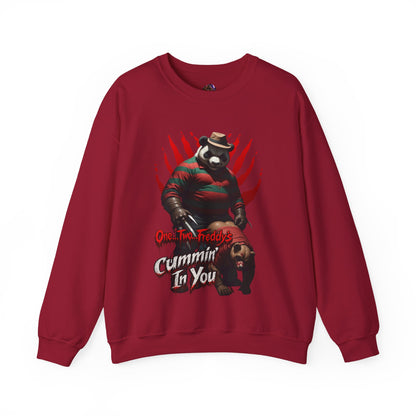 Gay Horror "One... Two... Freddy's Cummin' In You" Sweatshirt